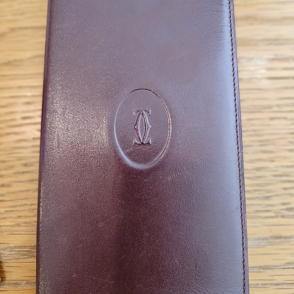 Vintage Cartier long bifold wallet-full set